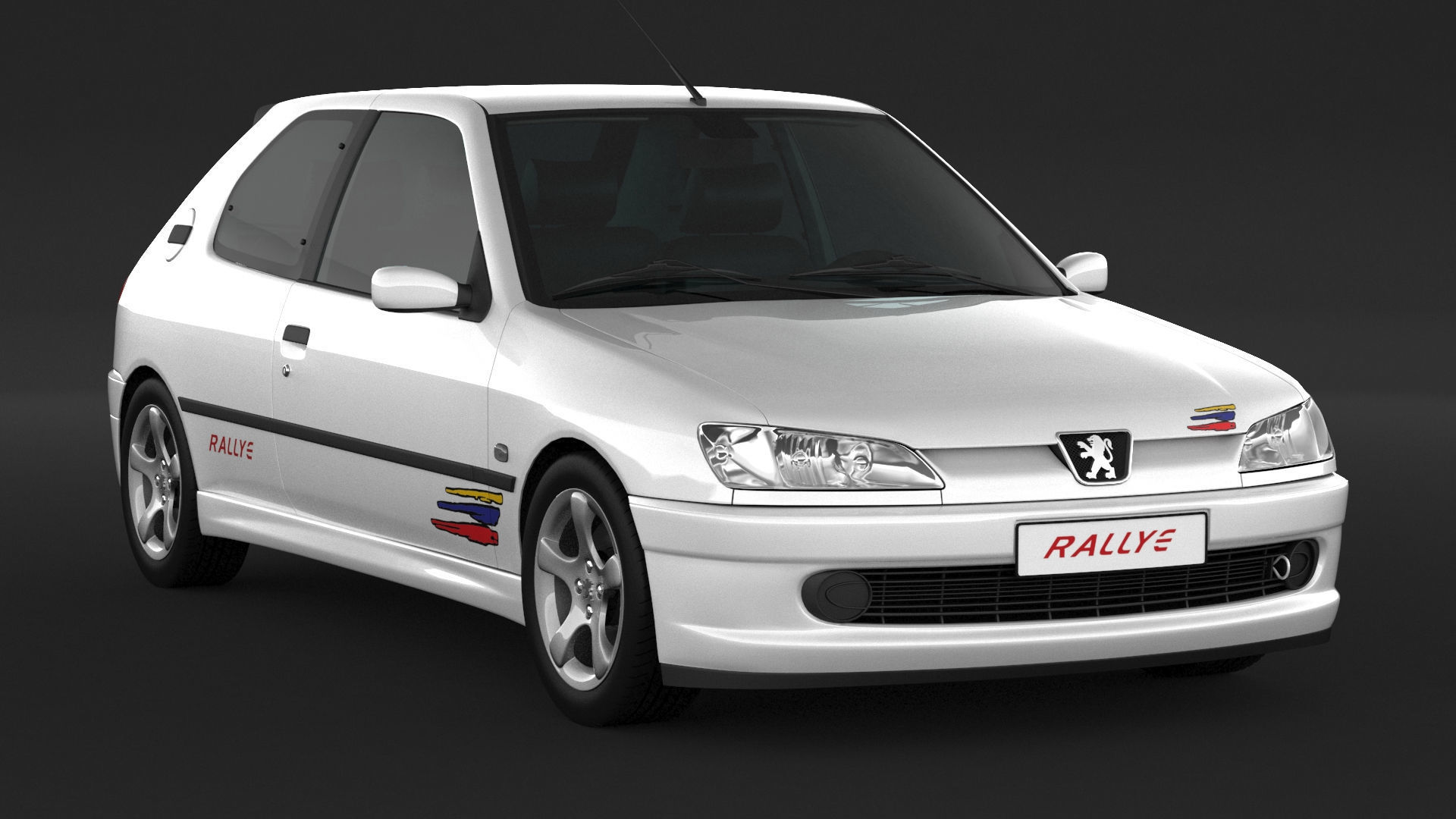 Peugeot 306 Rallye 3D model_2