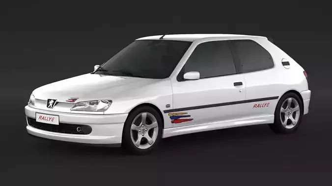 Peugeot 306 Rallye 3D model