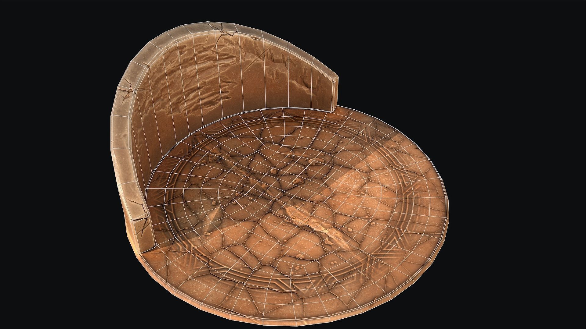 Stylized Portal Free low-poly 3D model_1