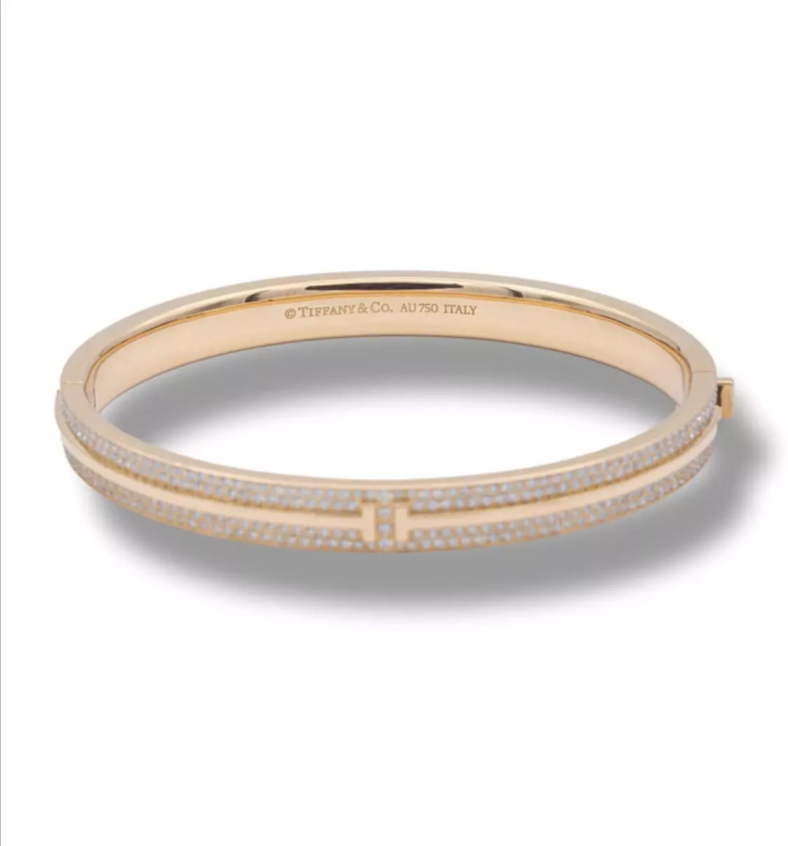 Tiffany bracelet  with diamonds 3D print model_0