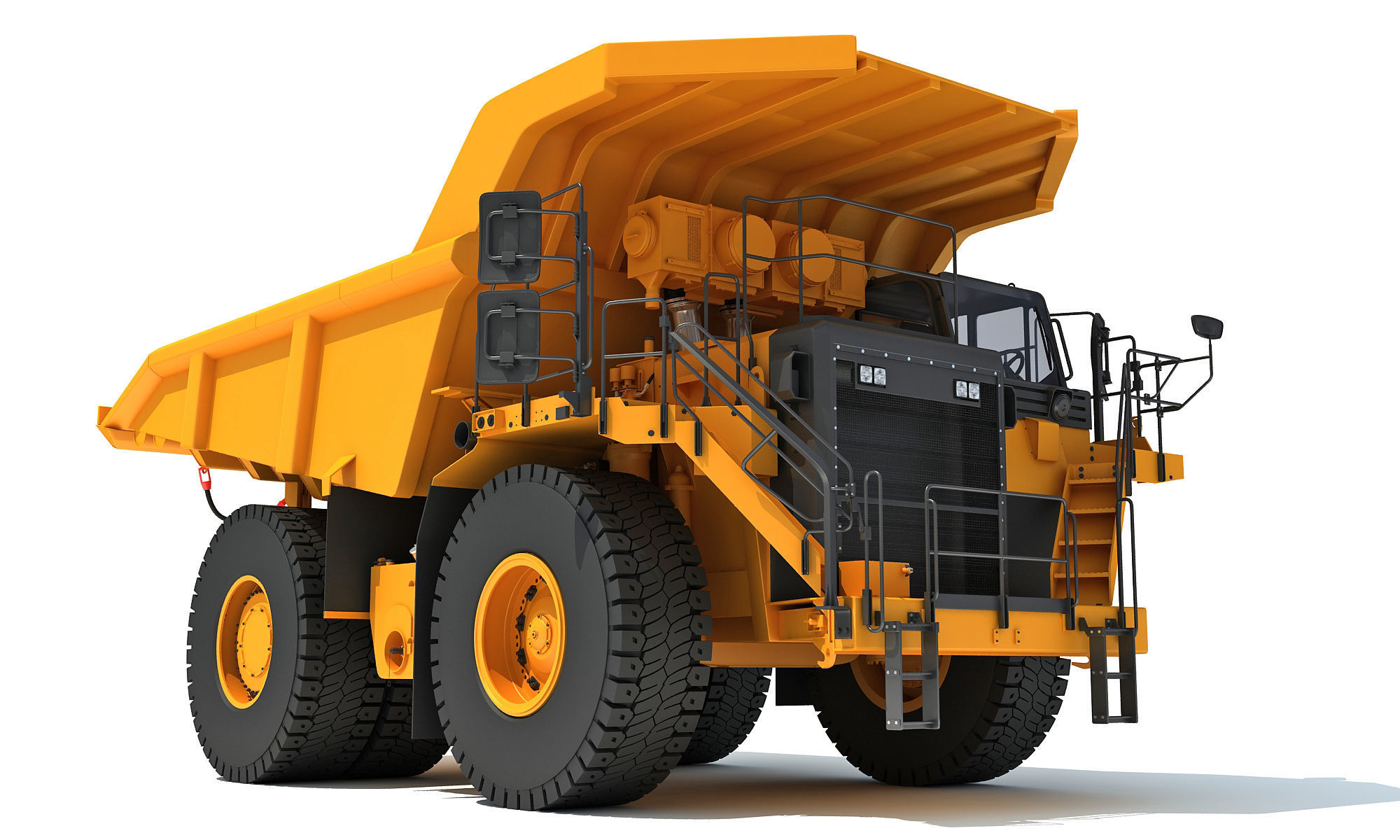 Off Highway Mining Dump Truck 3D model_11