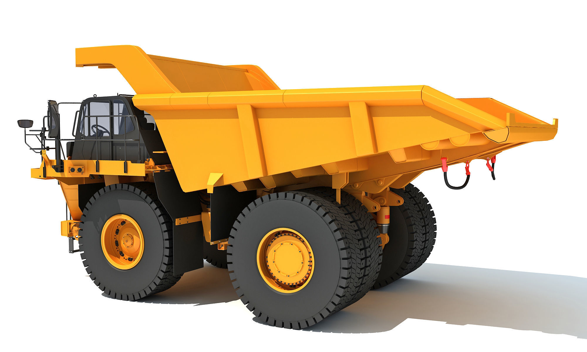 Off Highway Mining Dump Truck 3D model_2