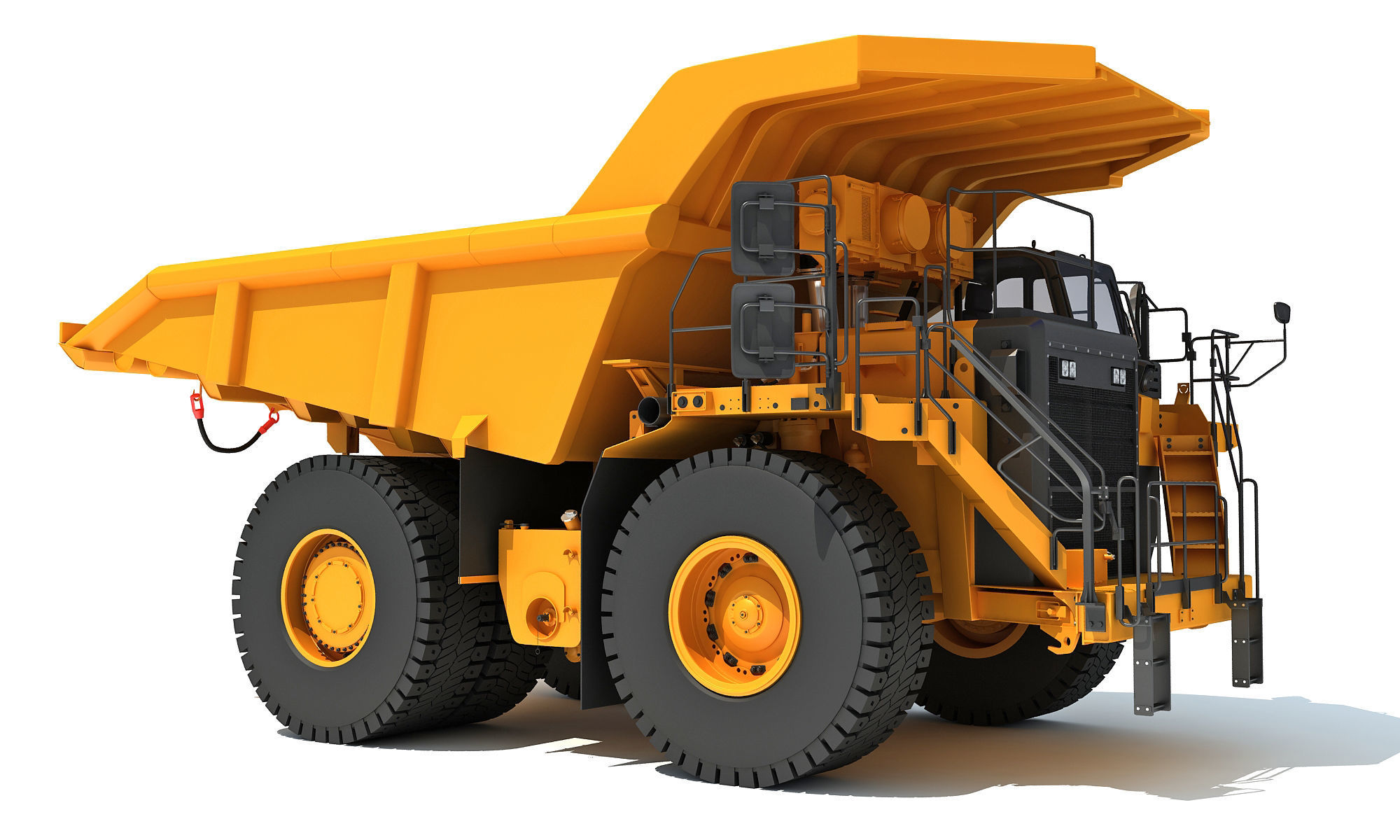 Off Highway Mining Dump Truck 3D model_7