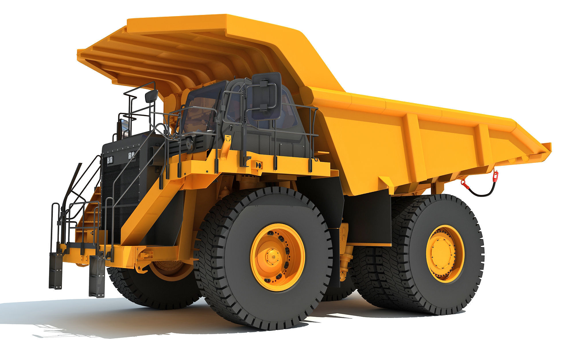 Off Highway Mining Dump Truck 3D model_9
