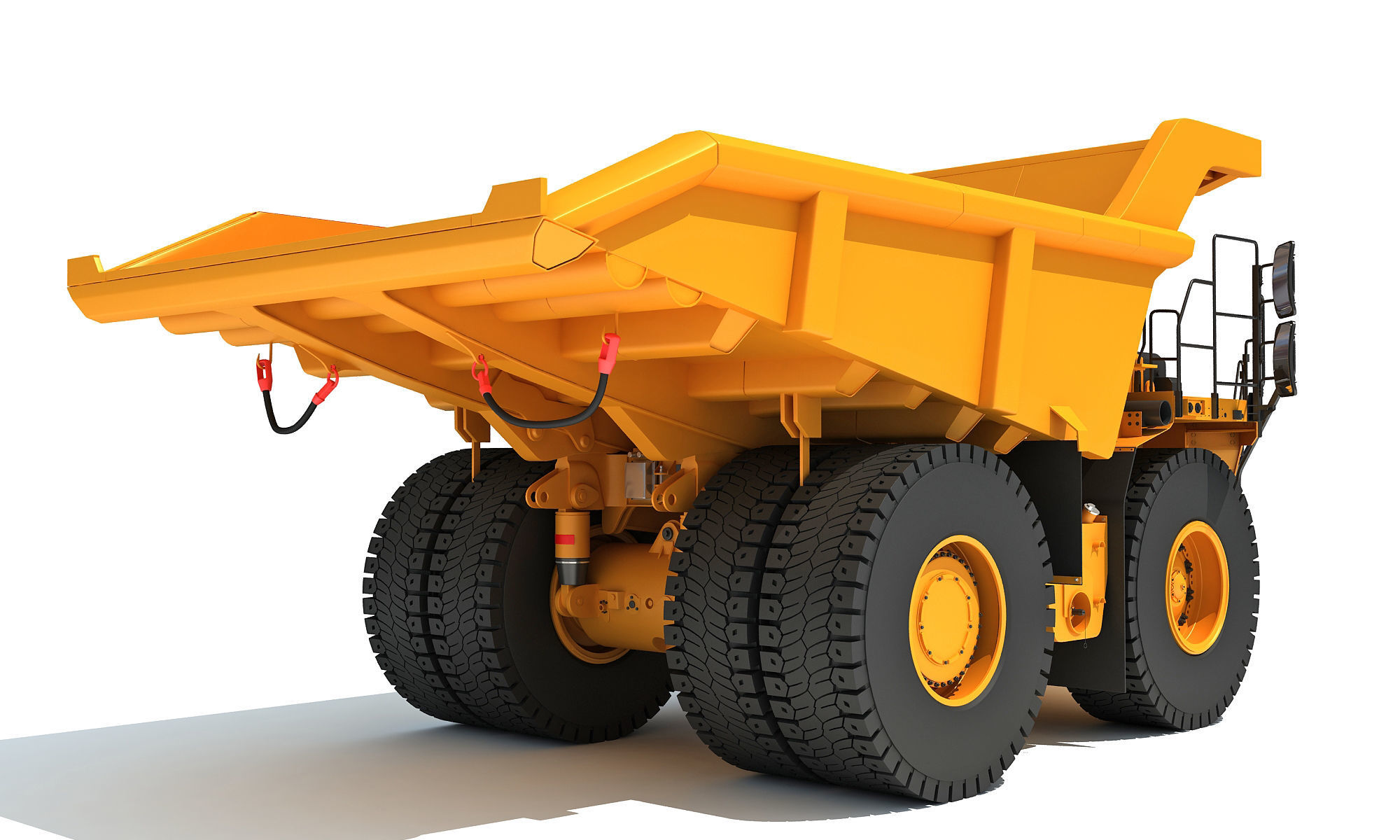 Off Highway Mining Dump Truck 3D model_5