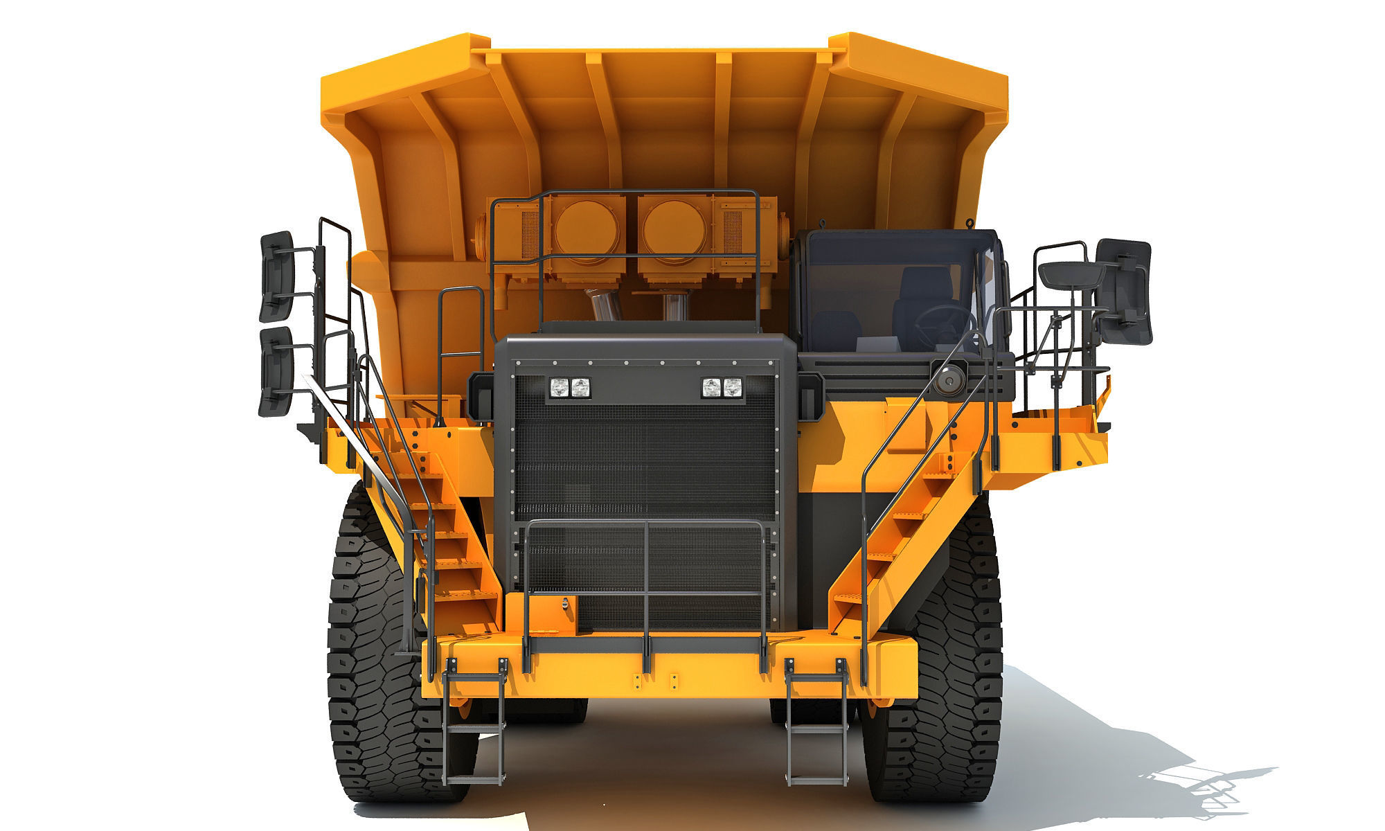 Off Highway Mining Dump Truck 3D model_8