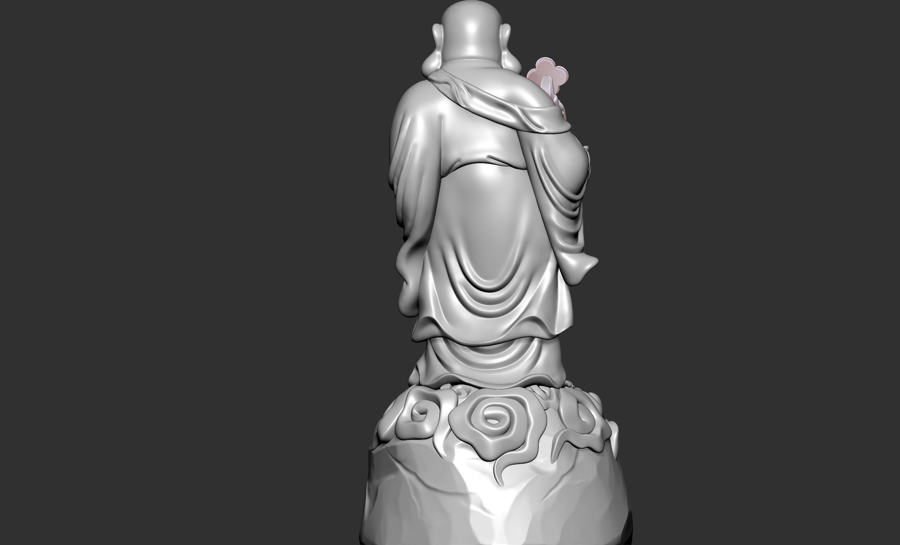 Maitreya Buddha 3D model_4