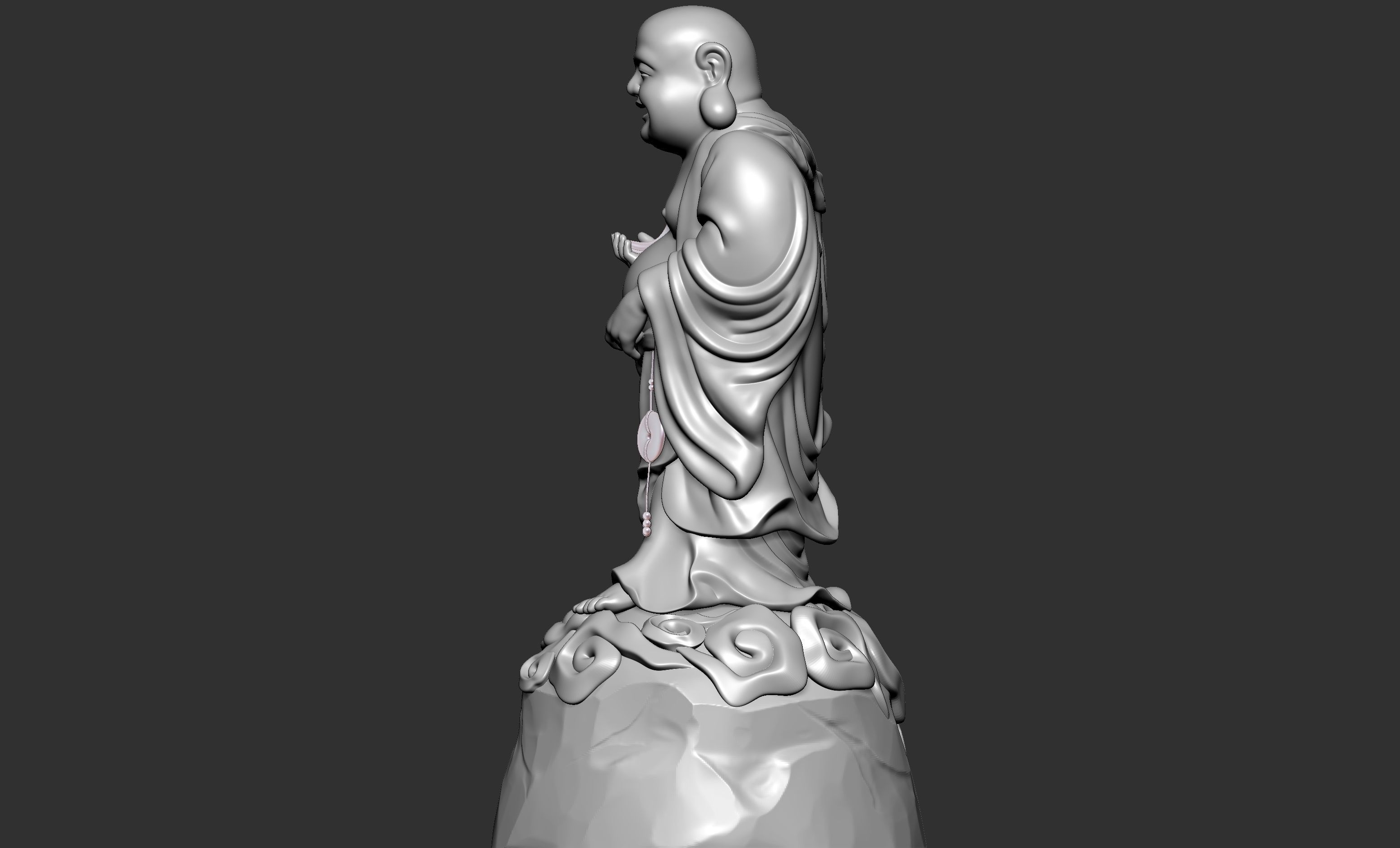 Maitreya Buddha 3D model_3