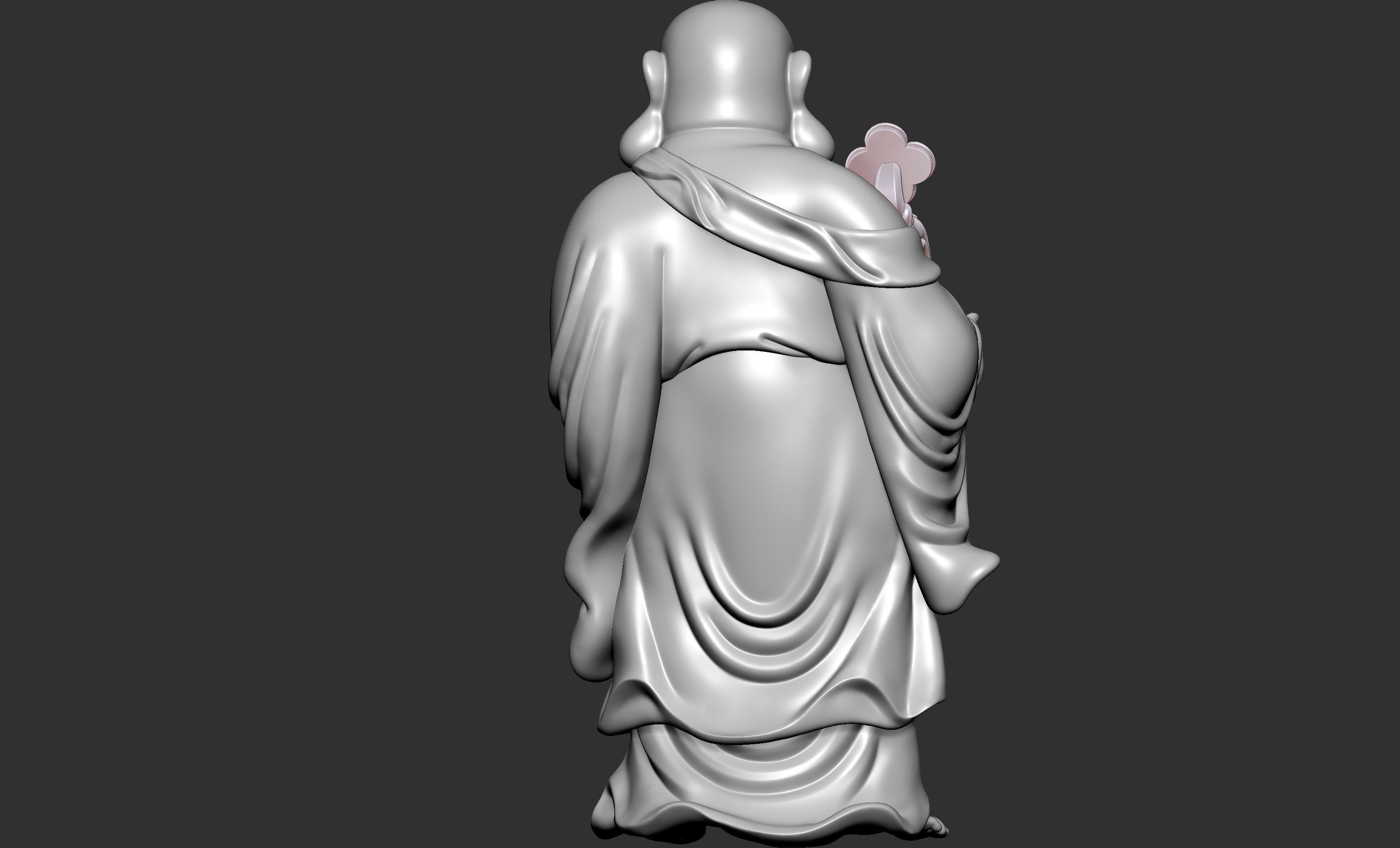 Maitreya Buddha 3D model_11