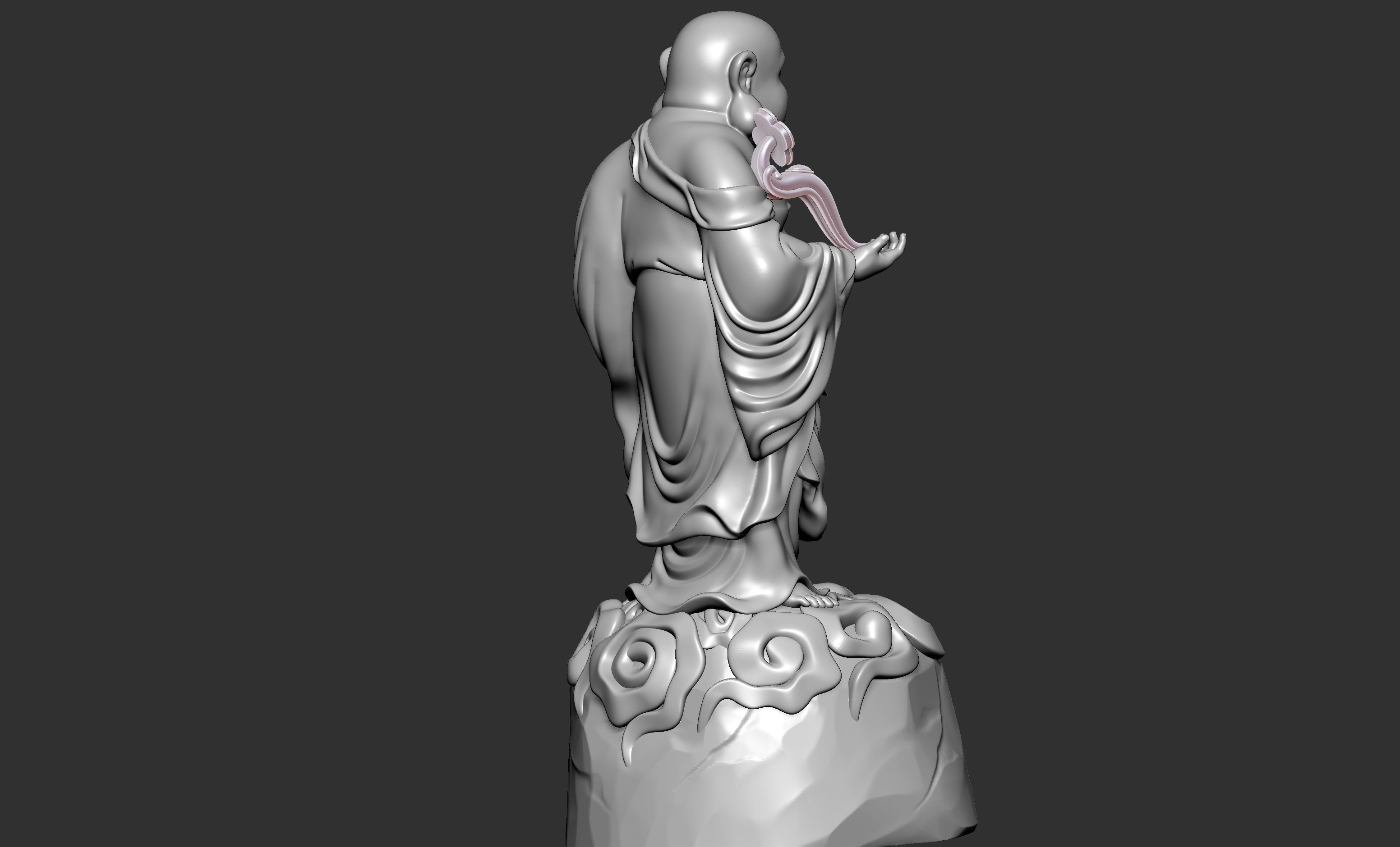 Maitreya Buddha 3D model_5