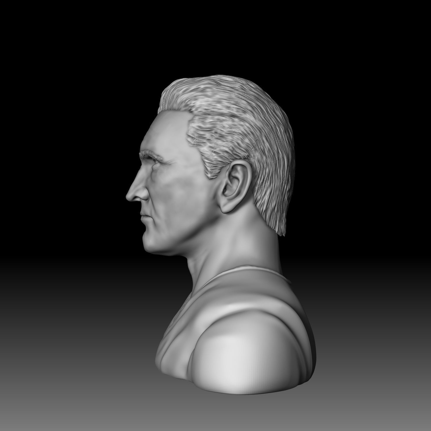 Kirk Douglas Spartacus bust 3D print model_5