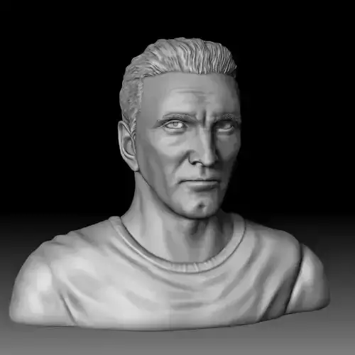 Kirk Douglas Spartacus bust 3D print model