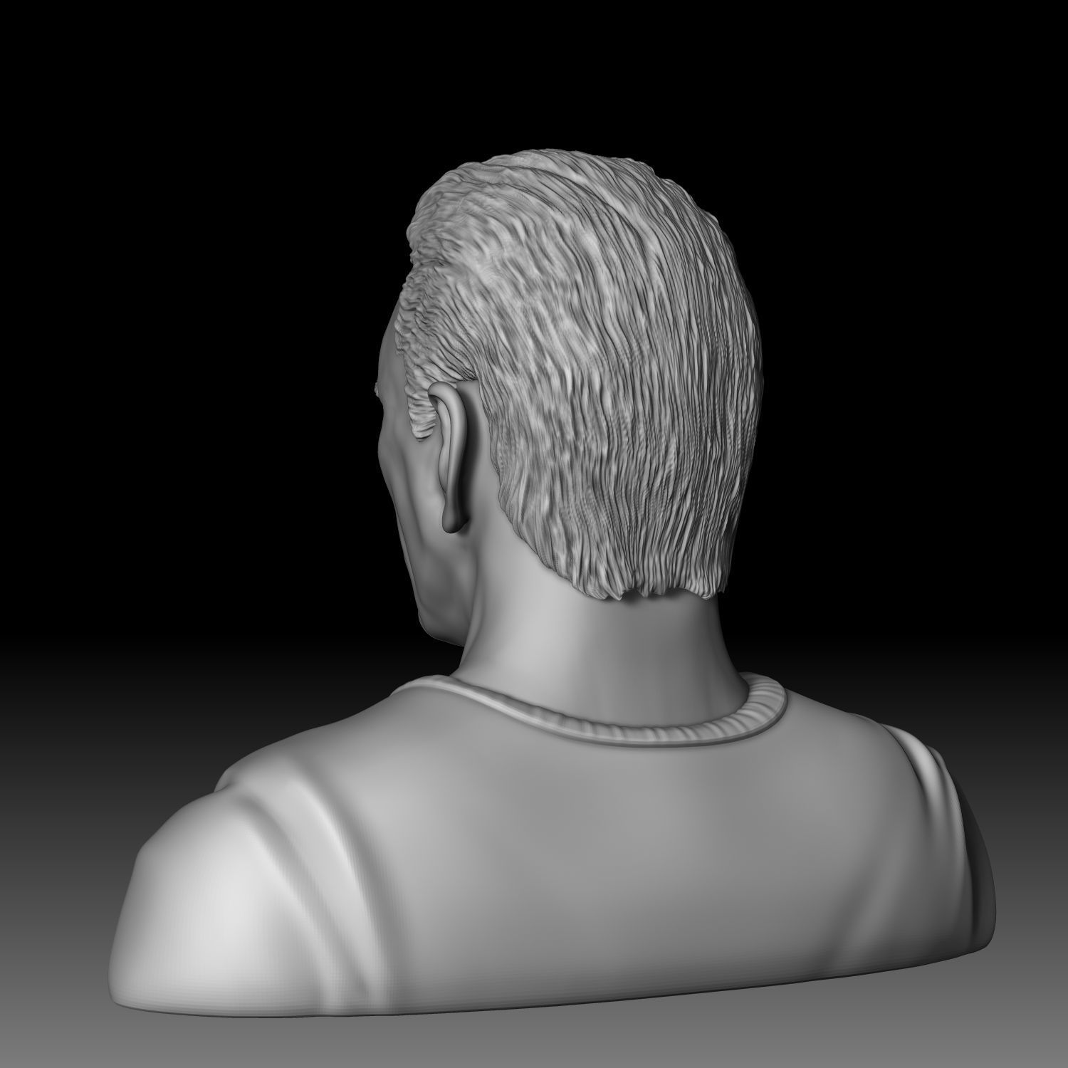Kirk Douglas Spartacus bust 3D print model_4
