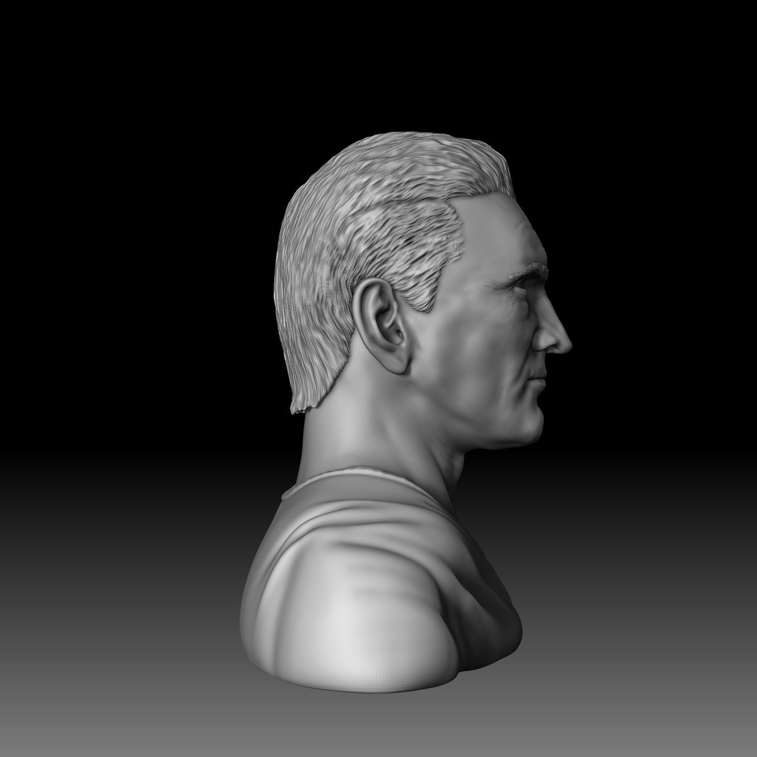 Kirk Douglas Spartacus bust 3D print model_3