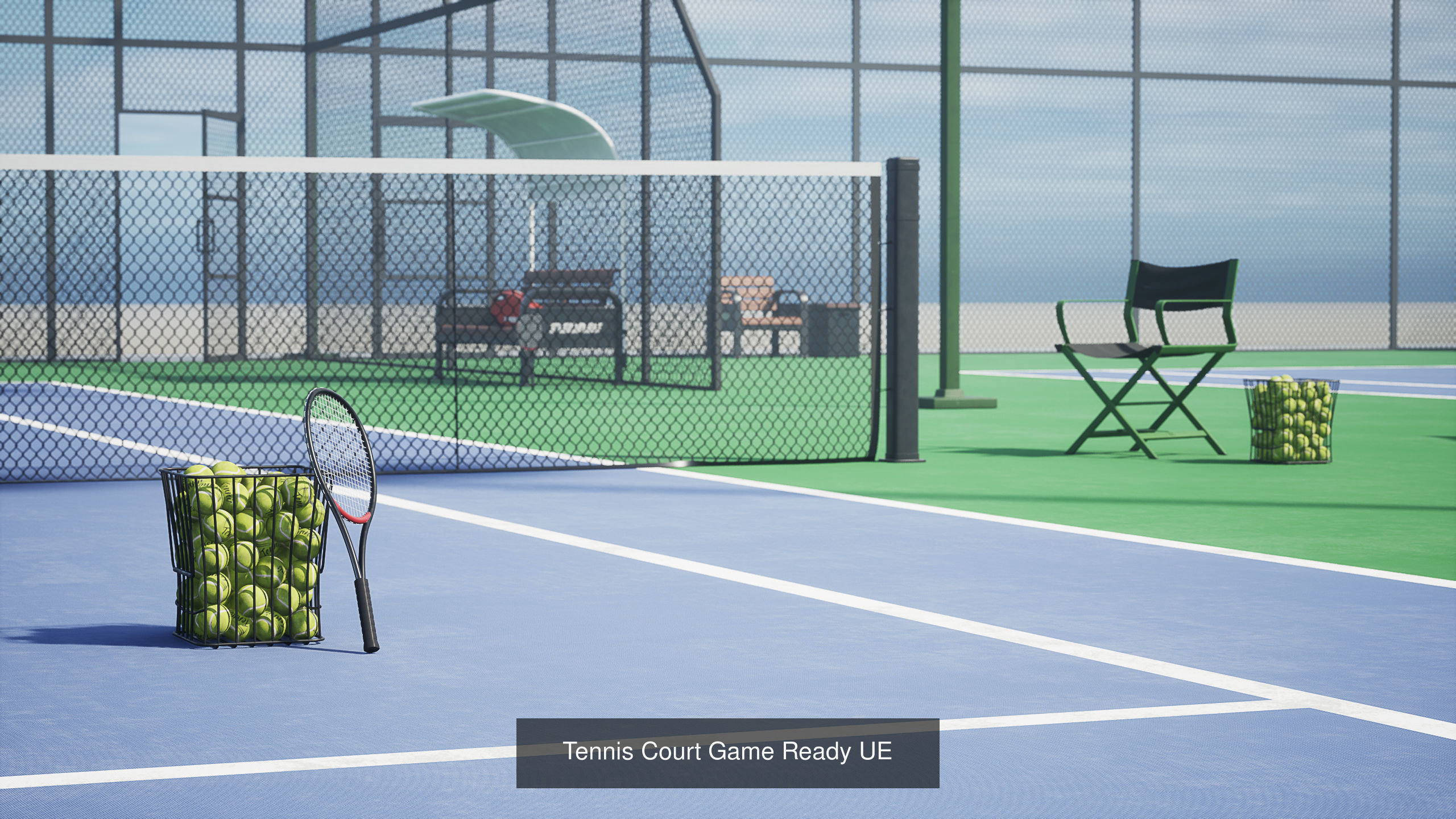 Sports playgrounds Game Ready UE 3D Model Collection_6