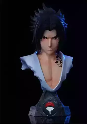 Sasuke Uchiha Bust stl