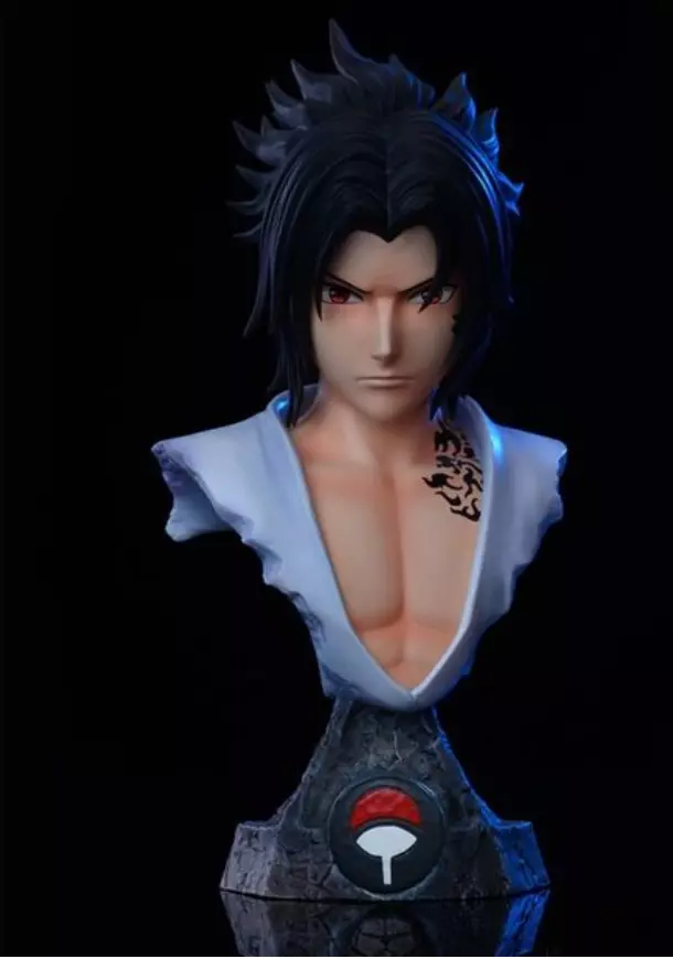 Sasuke Uchiha Bust stl 3D print model_0