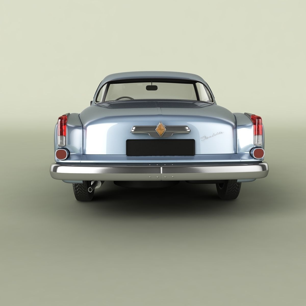 Borgward Isabella Coupe 3D model_3
