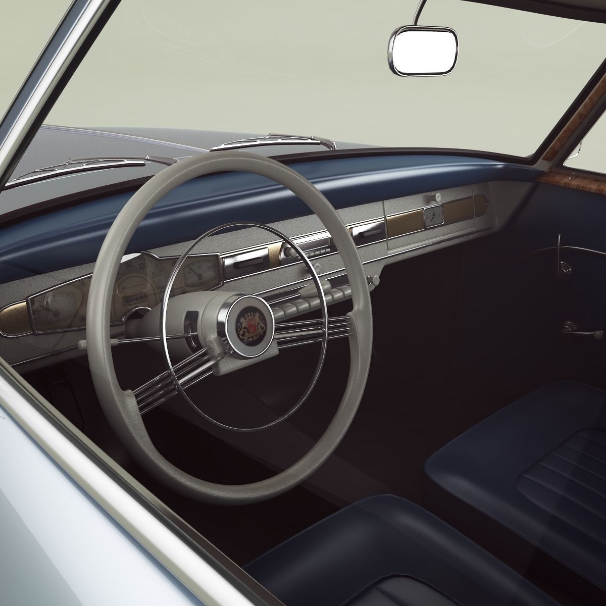 Borgward Isabella Coupe 3D model_8