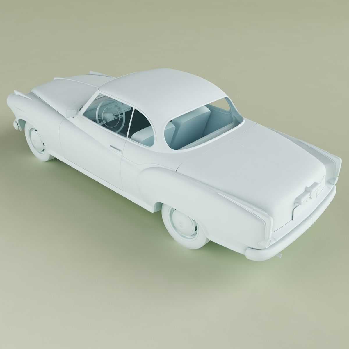Borgward Isabella Coupe 3D model_12
