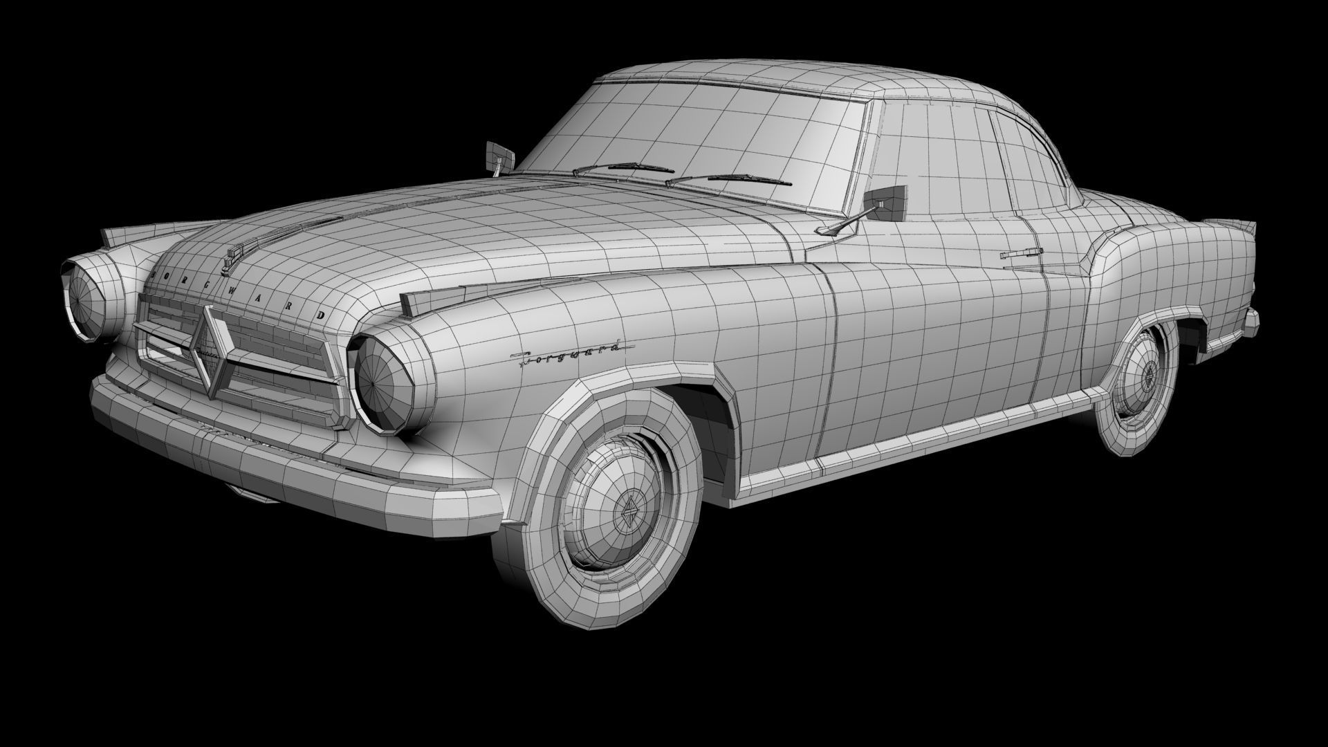 Borgward Isabella Coupe 3D model_13