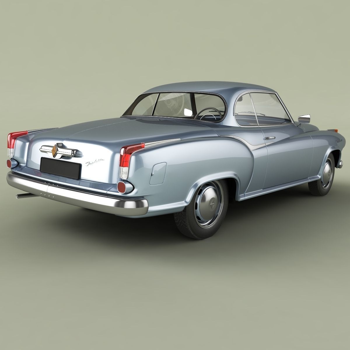 Borgward Isabella Coupe 3D model_2