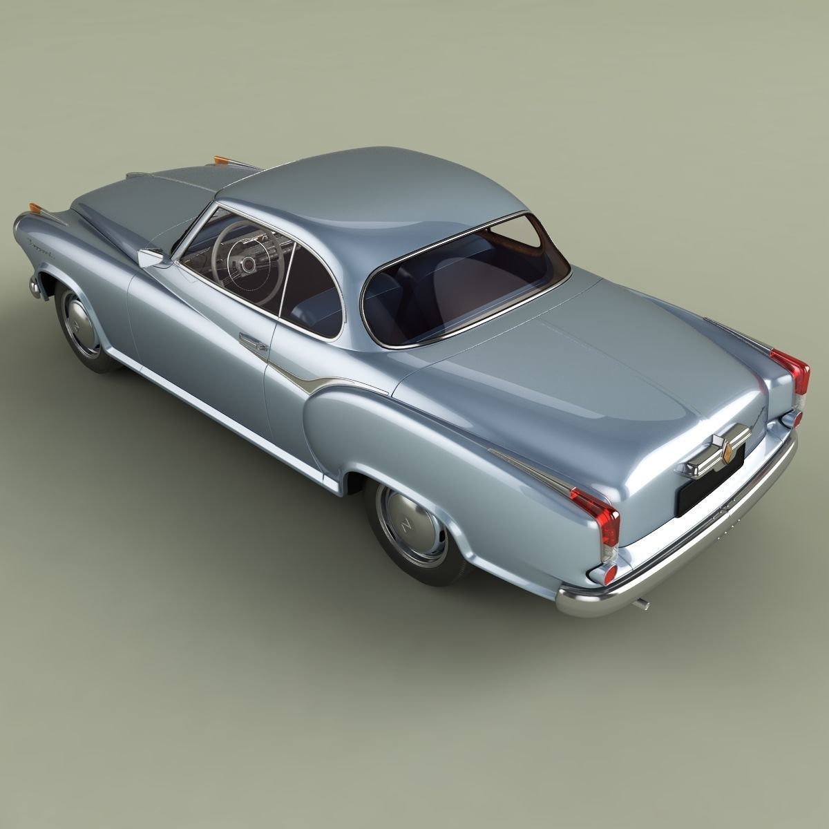 Borgward Isabella Coupe 3D model_7