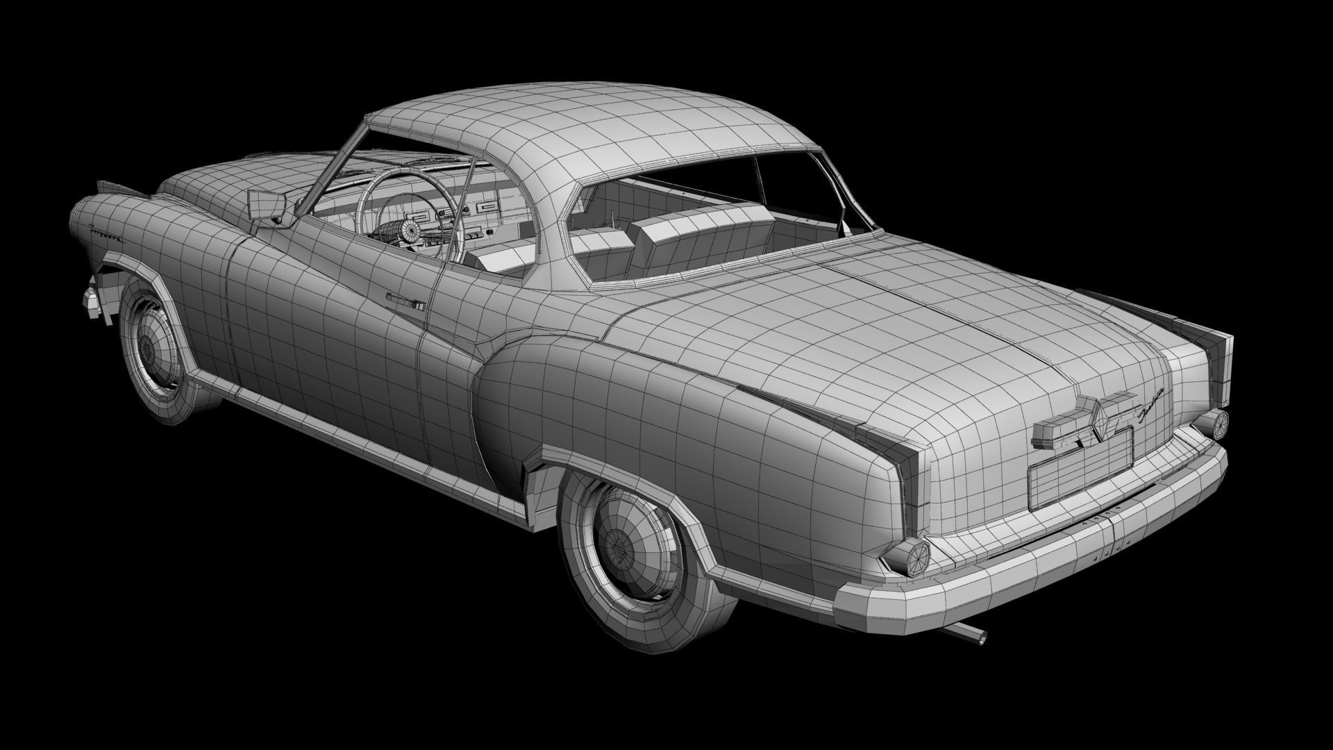 Borgward Isabella Coupe 3D model_15