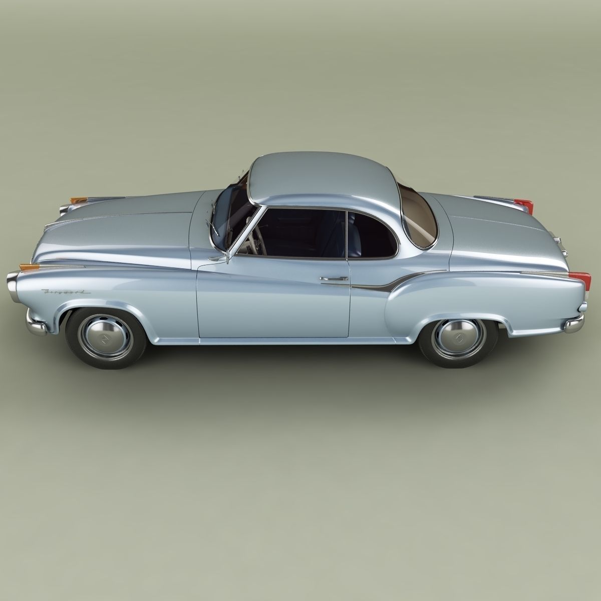 Borgward Isabella Coupe 3D model_6