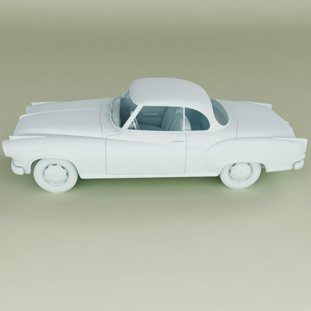 Borgward Isabella Coupe 3D model_11