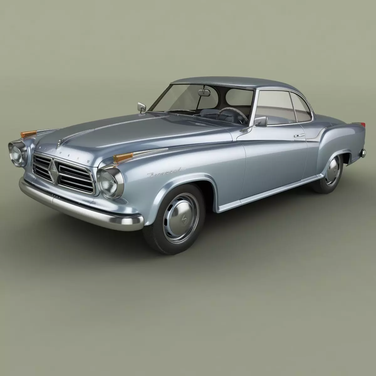 Borgward Isabella Coupe 3D model_0