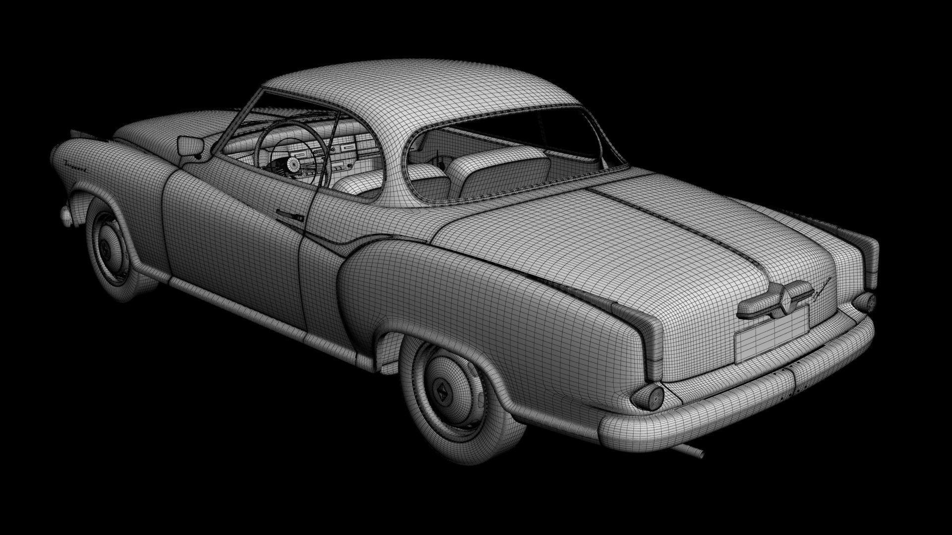 Borgward Isabella Coupe 3D model_16