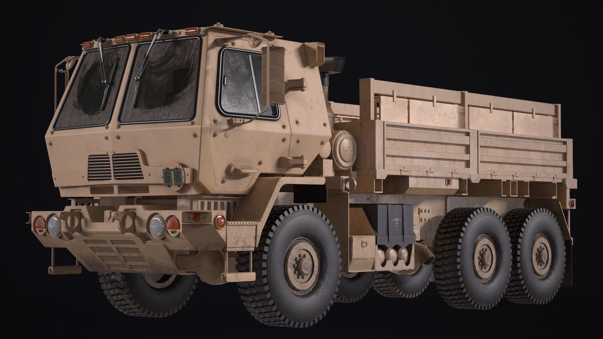 FMTV M1083-A2 3D Printed Truck 3D print model_1