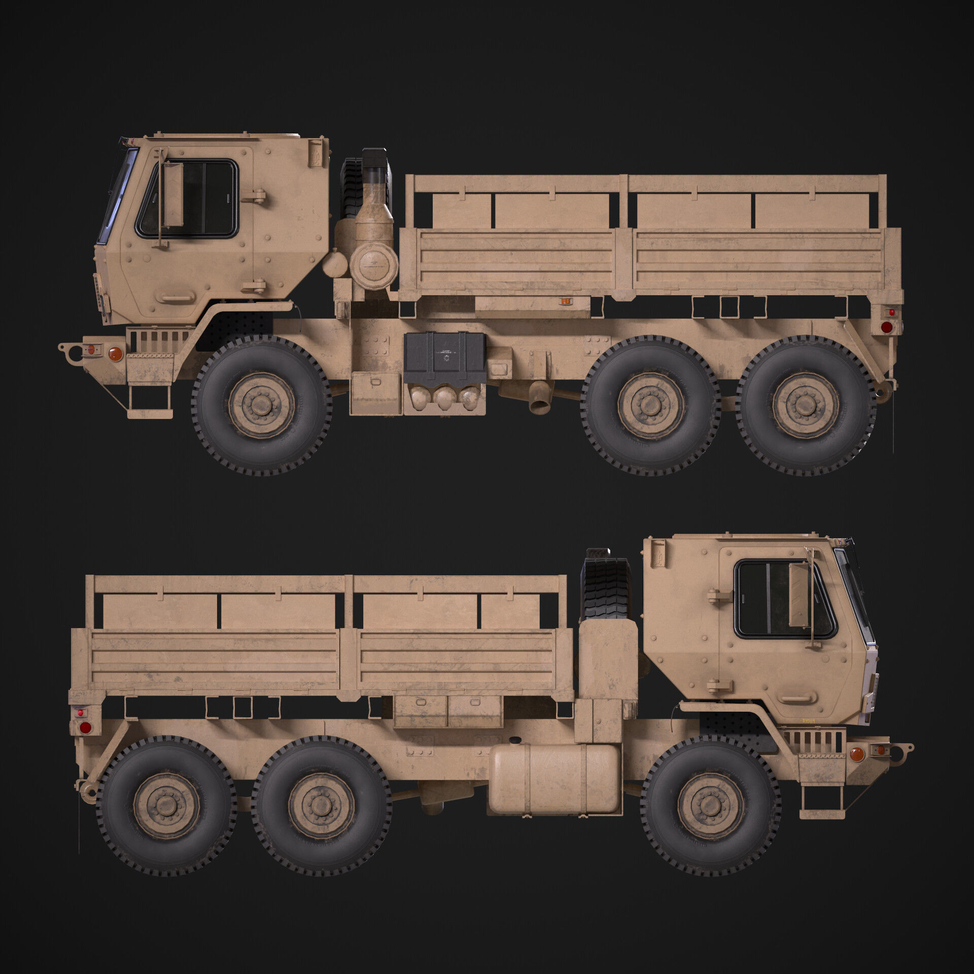 FMTV M1083-A2 3D Printed Truck 3D print model_4