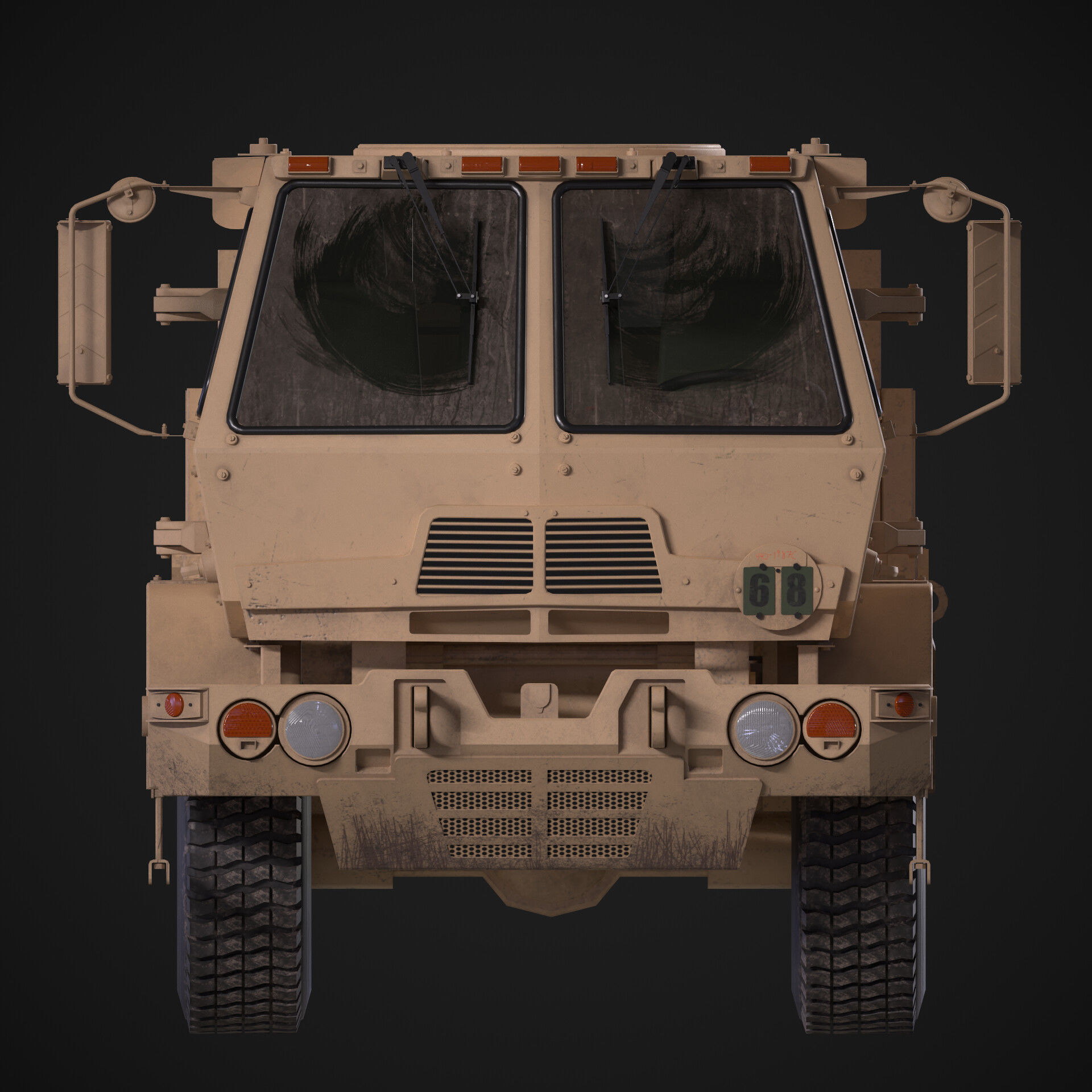 FMTV M1083-A2 3D Printed Truck 3D print model_3
