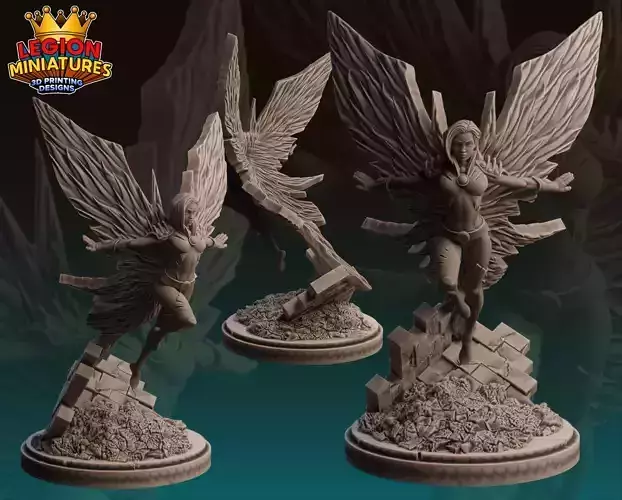 MARVEL CRISIS PROTOCOL SONG BIRD PRESUPPORTED INCLUDED 3D print