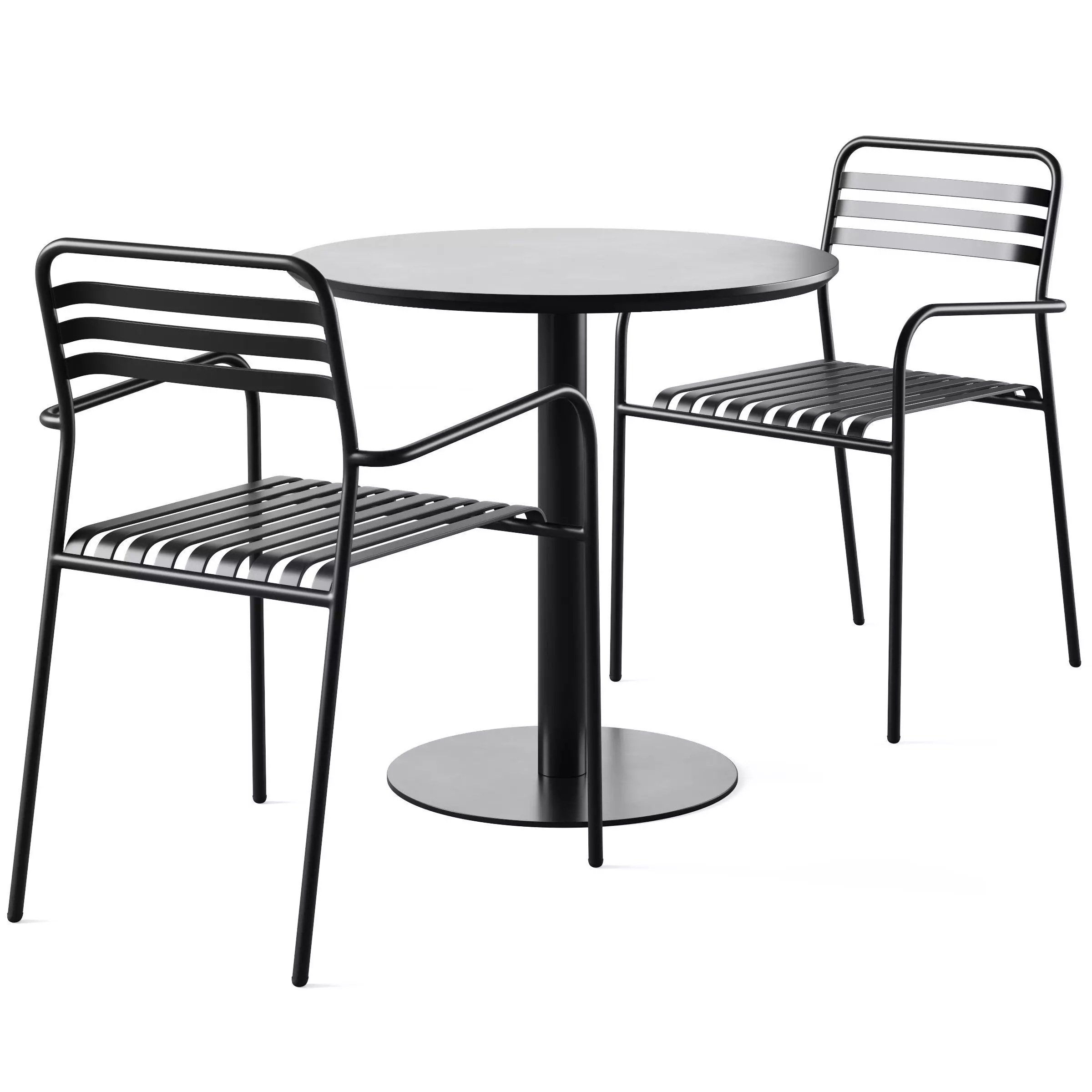 Armchair MANNI by LA REDOUTE and Dining table Calgary by Cosmo 3D model_0