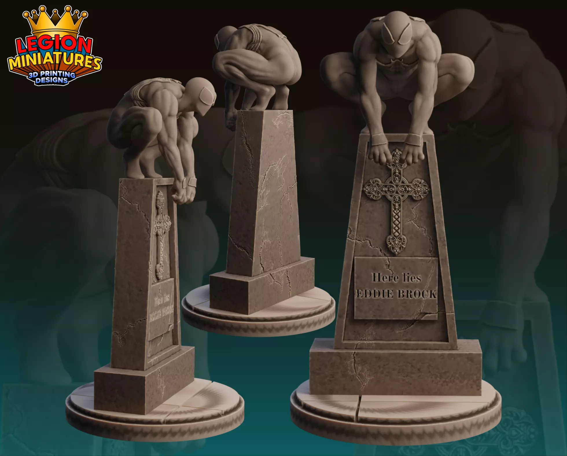 MARVEL CRISIS PROTOCOL SYMBIOTE PRESUPPORTED INCLUDED 3D print 3D print model