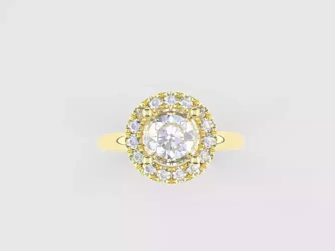 1ct halo ring