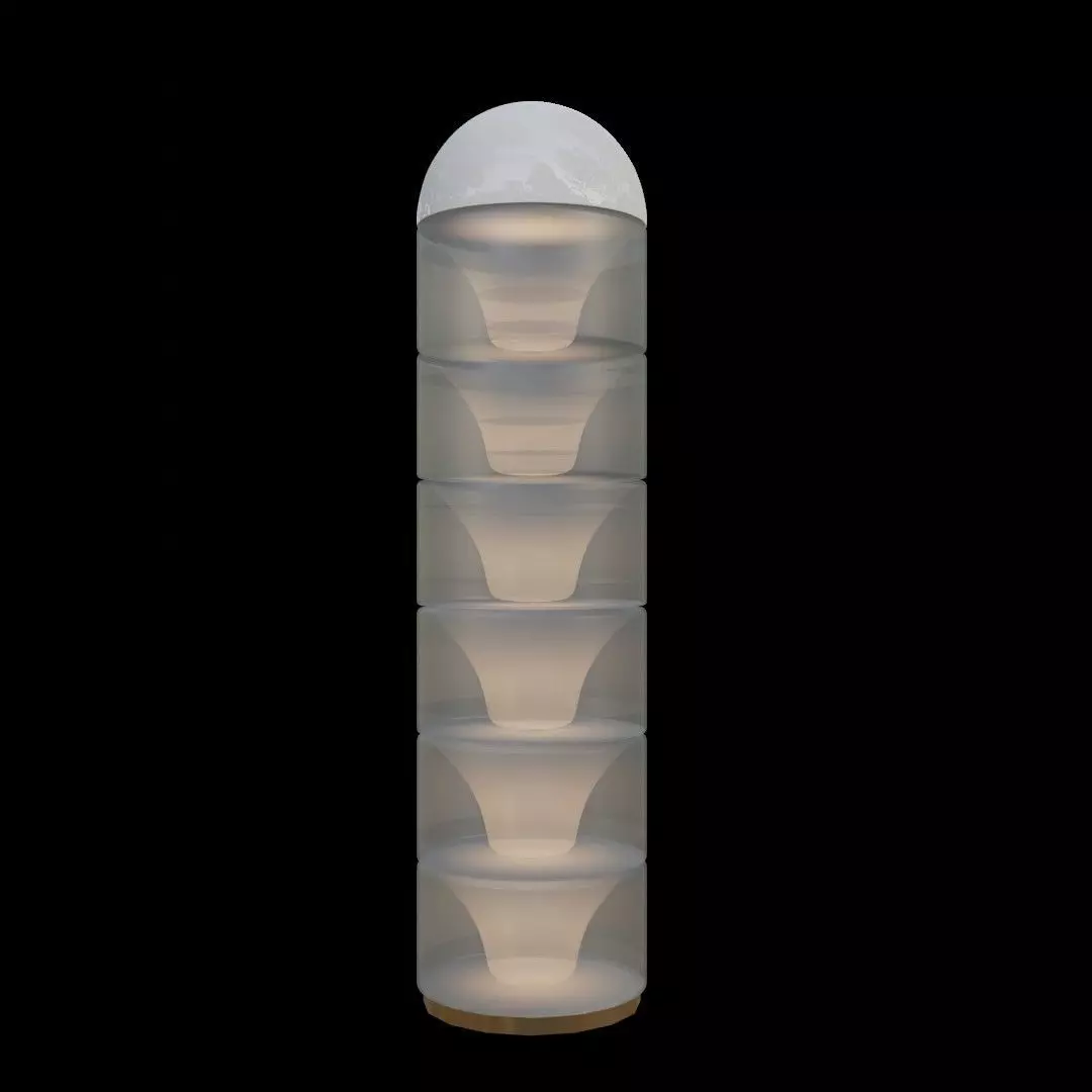 LT316 FLOOR LAMP IN MURANO GLASS Blender File 3D model