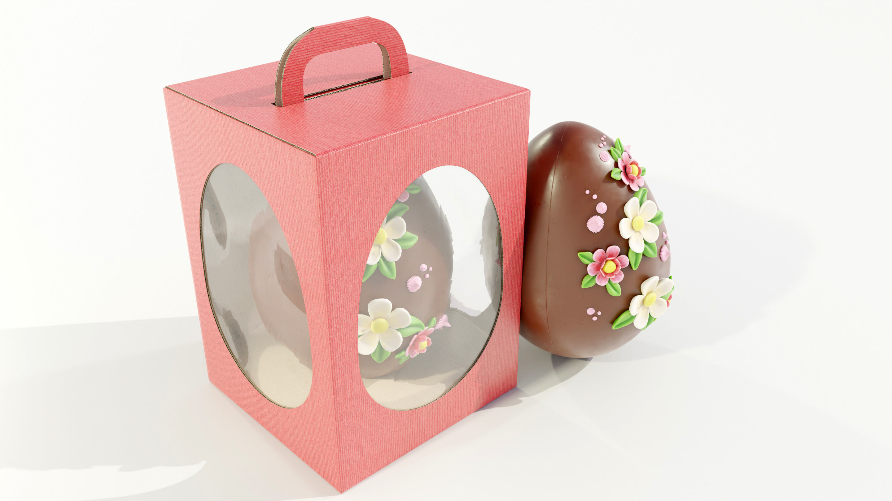 Decorated Easter Egg 3D model_2