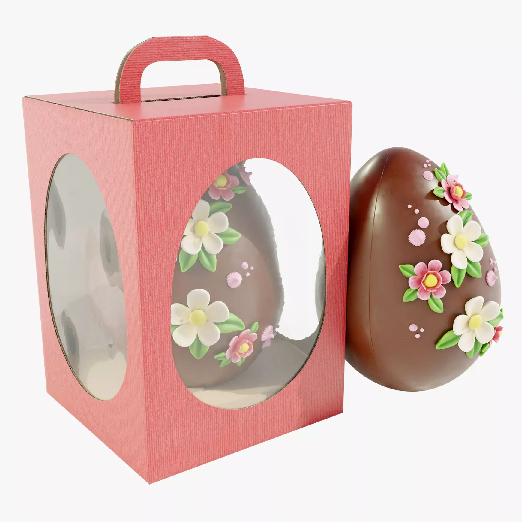 Decorated Easter Egg 3D model_0
