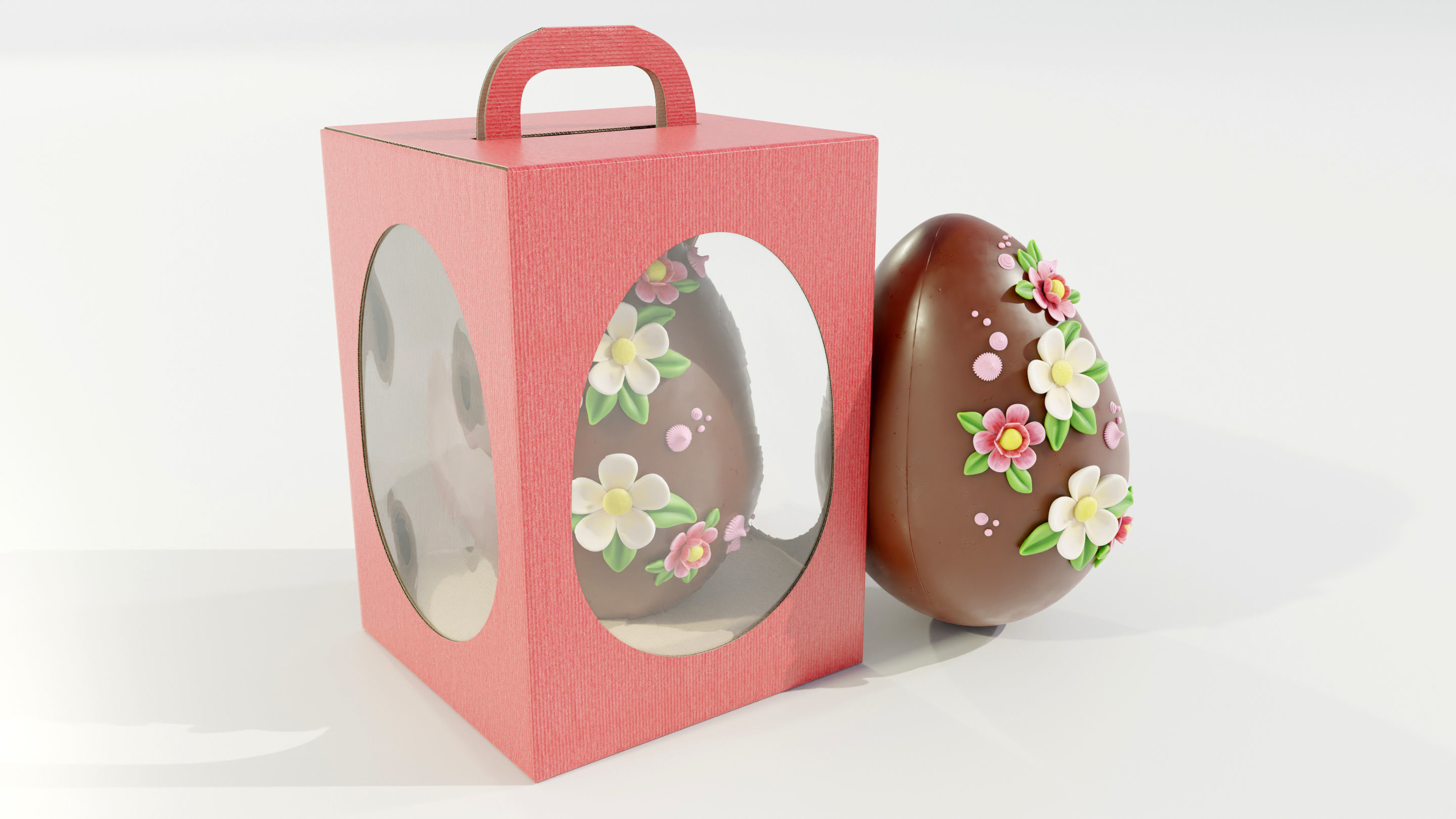 Decorated Easter Egg 3D model_6