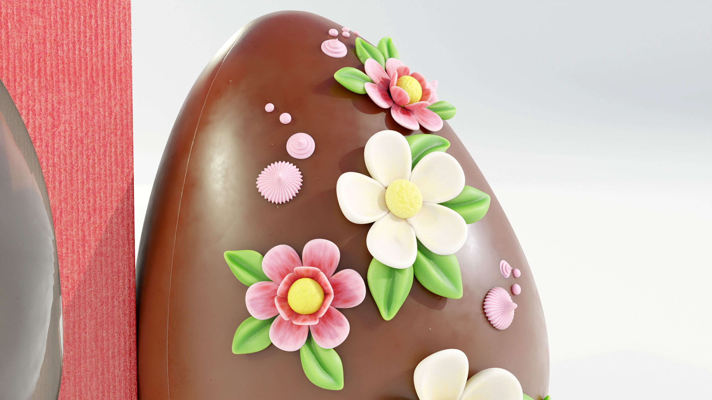 Decorated Easter Egg 3D model_9