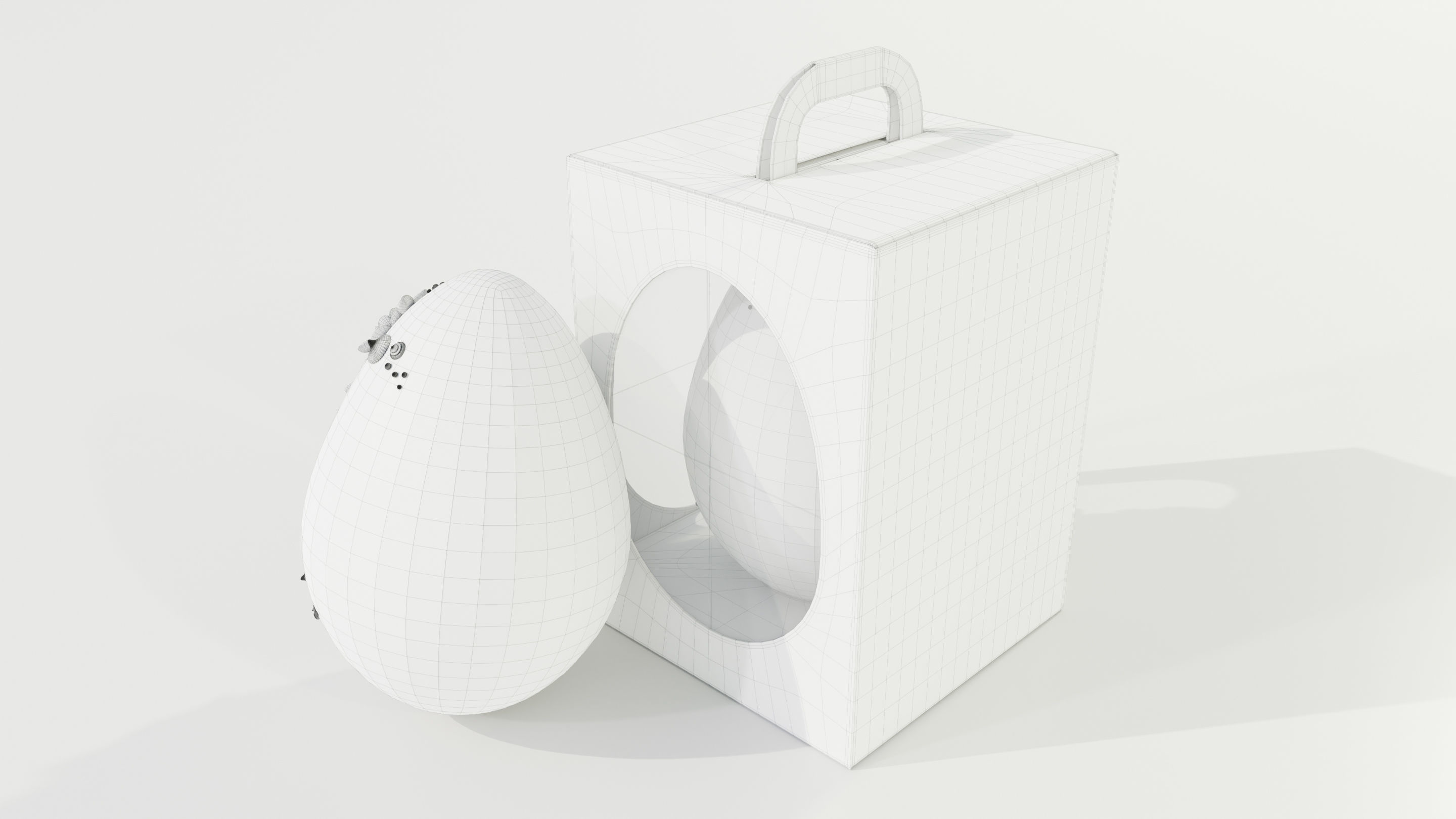 Decorated Easter Egg 3D model_14