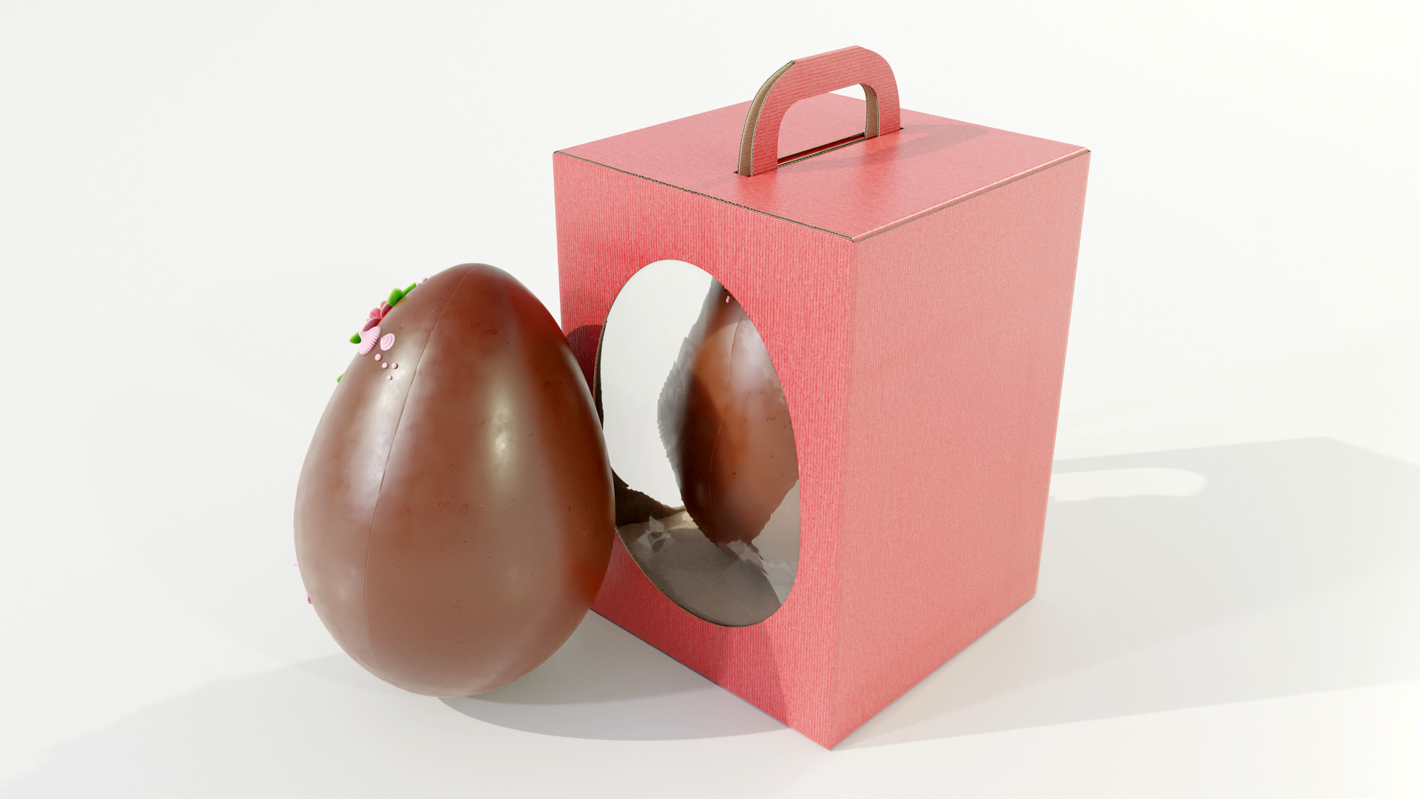 Decorated Easter Egg 3D model_4