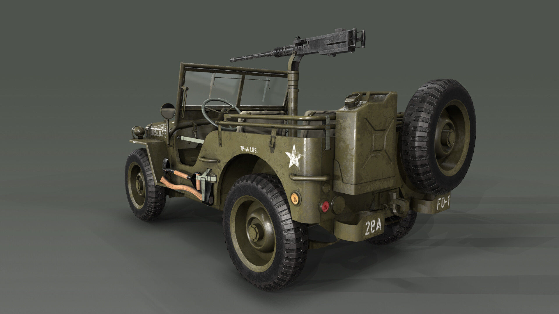 3D Printed Willys Convertible Miniature Car 3D print model_2