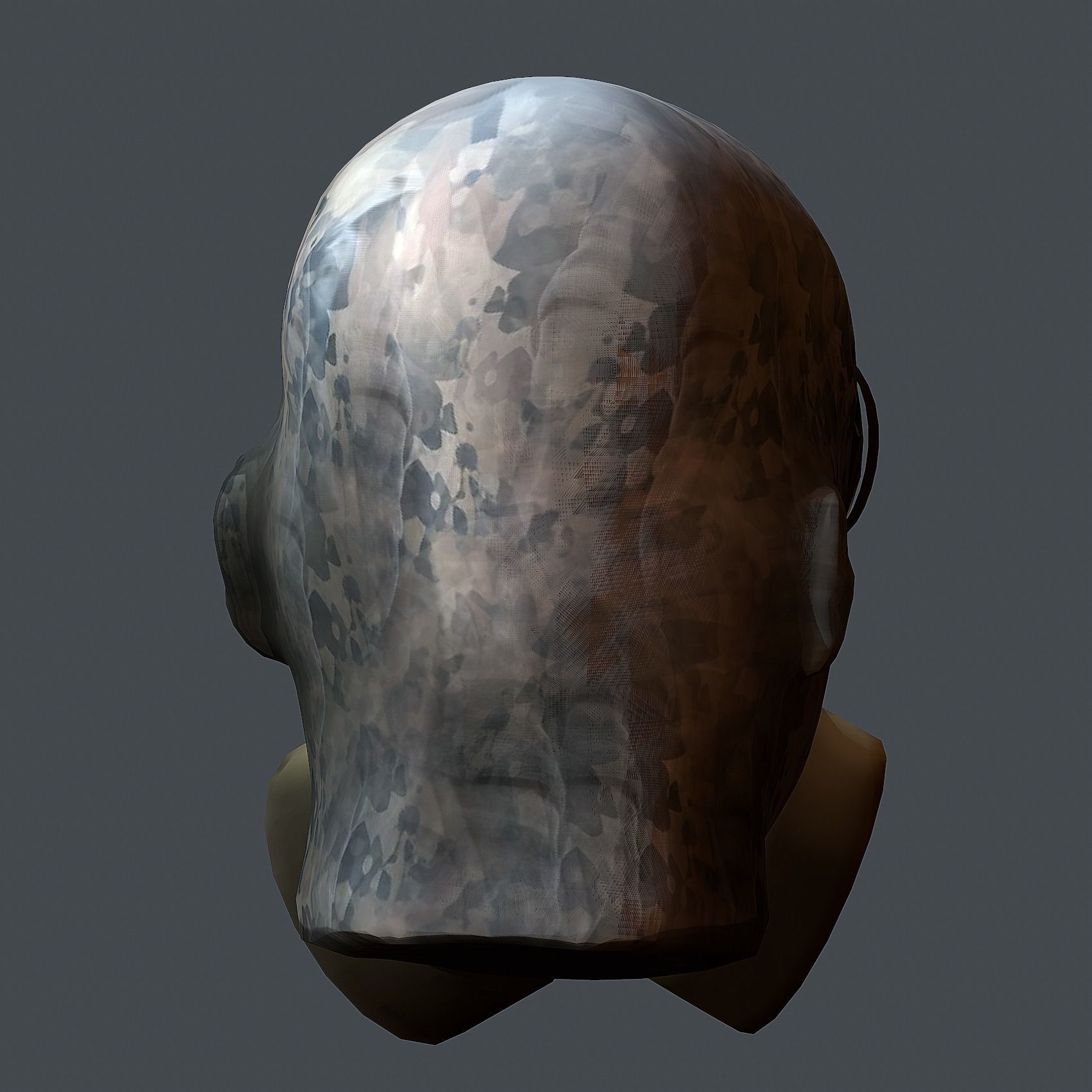 Helmet 3d model military combat Military Low-poly Low-poly 3D model_8