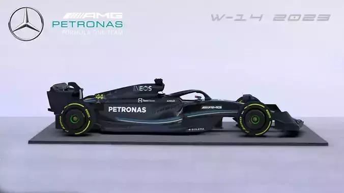 F1 Mercedes AMG 2023  3D print model