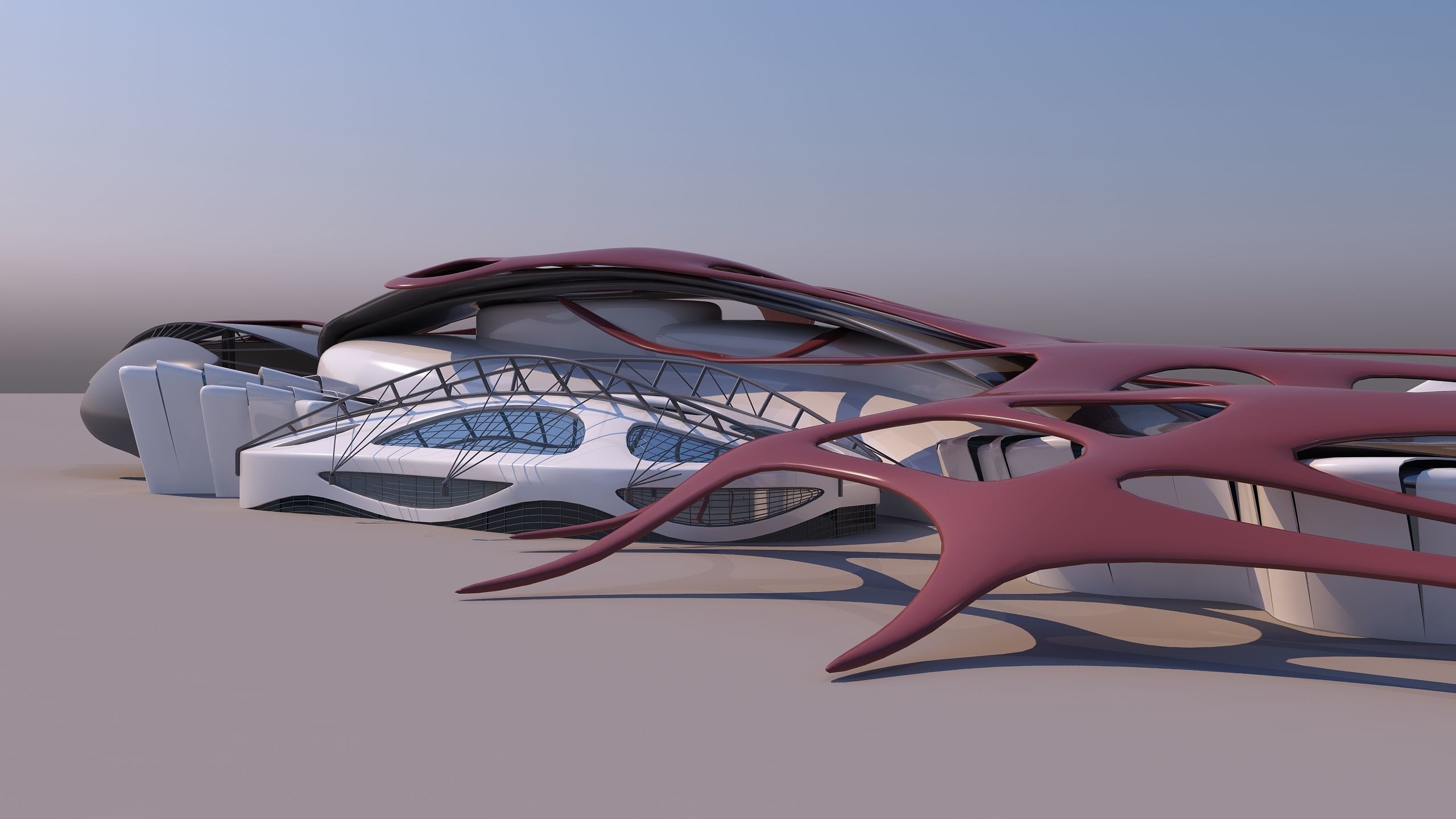 0121 - Organic Building 3D model_9